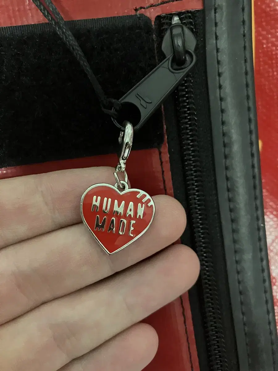 Human Made Heart Mini Keycharm Red